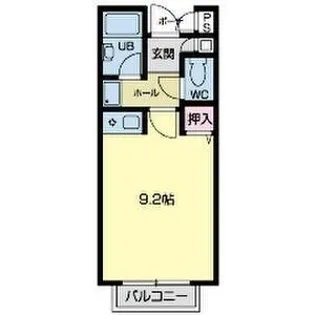 ドーム高峯【2階】の間取り
