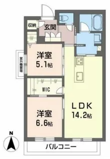 シャーメゾンサイビータ【3階】の間取り