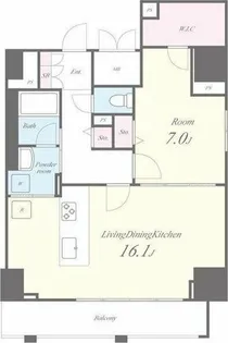 セイワパレス丸の内駅前【13階】の間取り