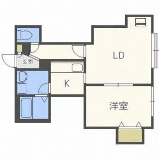 RITZ one【102号室】の間取り