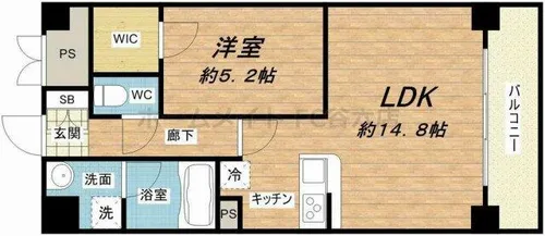 グランディール布施【2階】の間取り