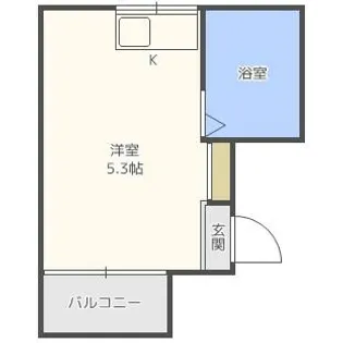 ウエストウッド薬院【3階】の間取り