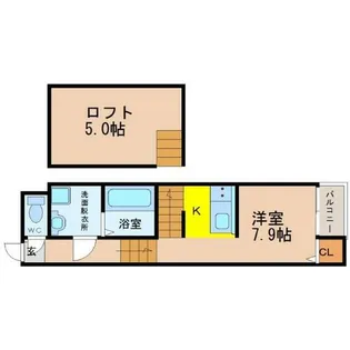 ハーモニーアスカ【2階】の間取り
