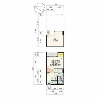 PROPSⅡ【2階】の間取り