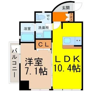 フローラル千種【8階】の間取り