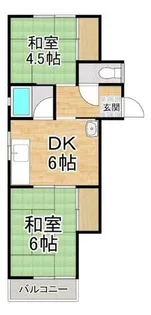 寺田荘【1階】の間取り