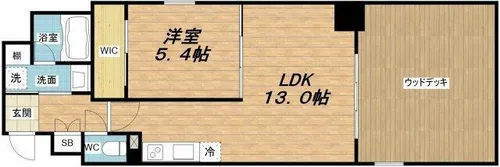プレジオ鎗屋町【2階】の間取り