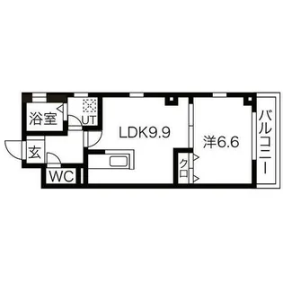 ペルシュ金山【202号室】の間取り