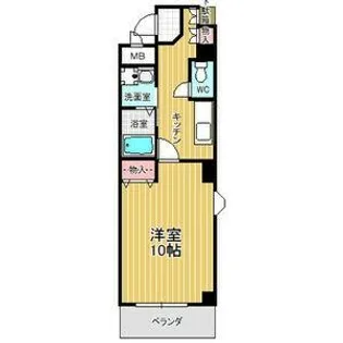 本州ビルⅢ【6階】の間取り