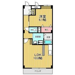 ヴェルジェ【1階】の間取り