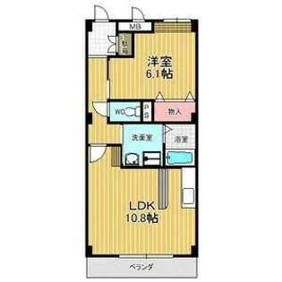 ヴェルジェ【1階】の間取り