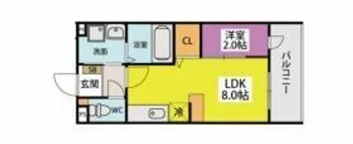 グラン ソレイユ博多南【5階】の間取り