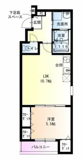 大阪府高石市加茂1丁目【アパート】の間取り
