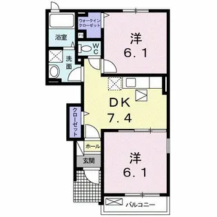 アレグリア【1階】の間取り
