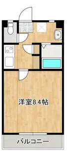 コーポ荒川【202号室】の間取り