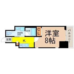 WESTIN上前津【9階】の間取り