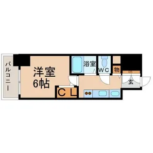 プレサンスSAKAEリバースタイル【5階】の間取り