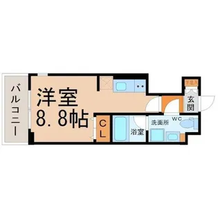 WESTIN上前津【6階】の間取り