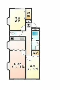 プリマベール【2階】の間取り