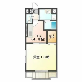 メゾン・サンパティーク【306号室】の間取り