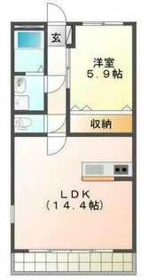 ライフパーク・ミナミ【305号室】の間取り