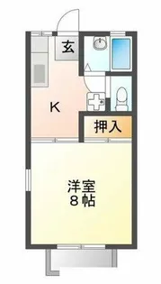 レクエルド小鷹野【202号室】の間取り