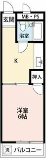 シャレーミウラ【2階】の間取り