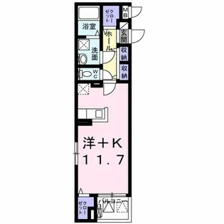 イーストブルー六番館【3階】の間取り