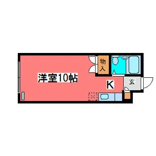 グランメール月寒【105号室】の間取り