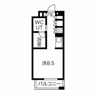 白川公園パークマンション【2階】の間取り