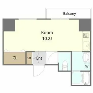 THE RESIDENCE IMAIKE EAST【7階】の間取り