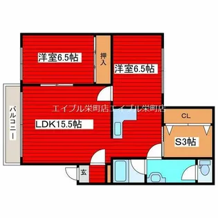 コーユー元町【A202号室】の間取り