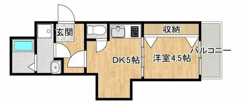 ヨルム稲津【102号室】の間取り