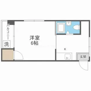 シャトルスギモト【4階】の間取り