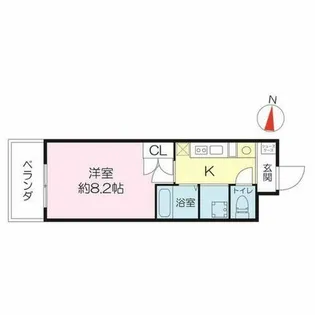 マインズ・コム四条大宮【4階】の間取り