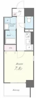 リヴシティ浅間町【6階】の間取り