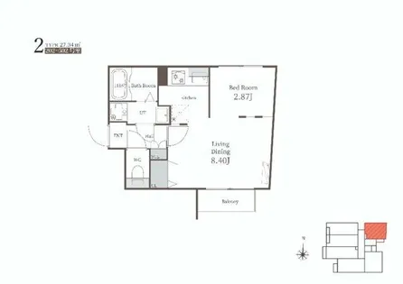 BRANCHE博多住吉【3階】の間取り