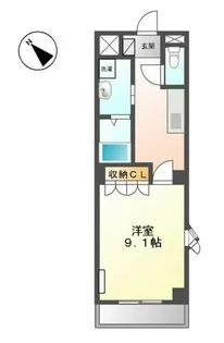 グリーングラス弐番館【3階】の間取り