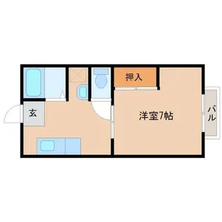 CREA園田【2階】の間取り