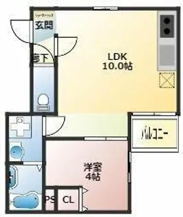 福岡県北九州市八幡東区前田2丁目【アパート】の間取り