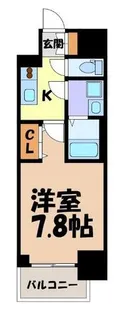 CREST TAPP新栄【10階】の間取り