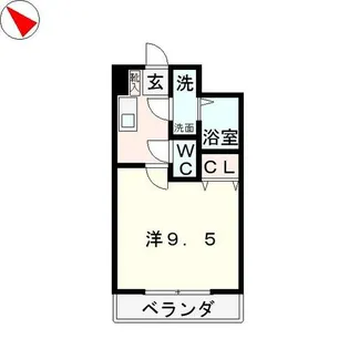 クレスト今宿【1階】の間取り