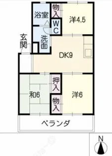 第一橋本マンション【203号室】の間取り