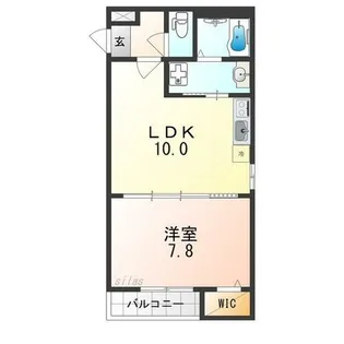 大阪府堺市中区土師町4丁【アパート】の間取り