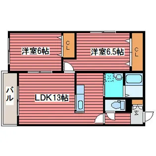 ル・ファール福住【4階】の間取り