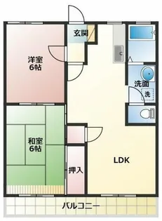 グリーンステージ中橋良A【202号室】の間取り