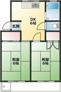 佃マンションA棟【10号室】の間取り