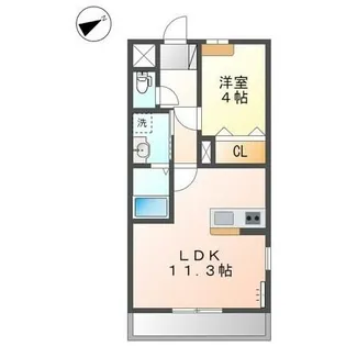 セビアン【2階】の間取り