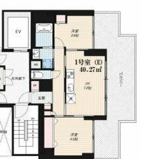 ALZA北浜【12階】の間取り