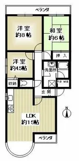 SUN FORE甲子園【2階】の間取り